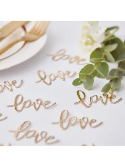 Ginger Ray Gold Wedding D'or Confettis De Table GO-129