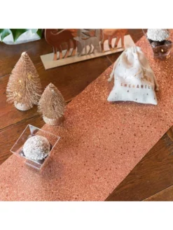 Santex Chemin De Table En Or Rose