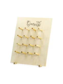 Mur De Donuts En Bois -BEAUTIFUL BRIDE SHOP Ventes 062 7132 houten donut wall forest wedding 1