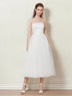 LILLY 10-3093-CR 3/4-longueur Jupe En Tulle