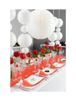 Lantern Blanc 30 Cm -BEAUTIFUL BRIDE SHOP Ventes 2 lanternes blanc 20 cm 1