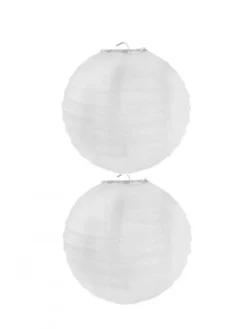 Lantern Blanc 20 Cm -BEAUTIFUL BRIDE SHOP Ventes 2 lanternes blanc 20 cm 2