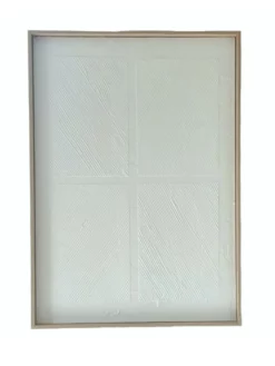 Ter Halle - Décoration Murale 3D 50x70cm Blanc