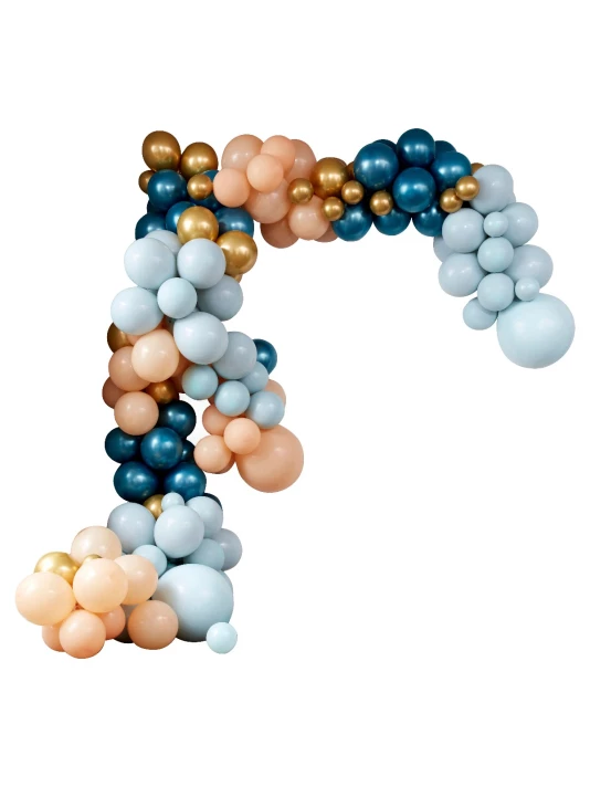 Ginger Ray BA-318 Balloon Arch Vert Et Or Chromé Arche De Ballons 2 Ginger Ray BA-318 Balloon Arch Vert Et Or Chromé Arche De Ballons – Image 2