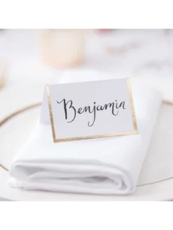 Ginger Ray GO-166 Gold Wedding Marque-places