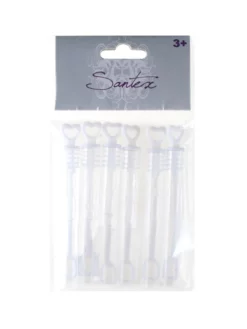 Santex Tube à Bulles Blanc (6 Pièces) -BEAUTIFUL BRIDE SHOP Ventes 5651 uvc