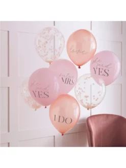 Ginger Ray HN-809 Blush Hen Mélange De Ballons