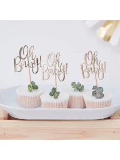Ginger Ray OB-105 Oh Baby Cupcake Toppers