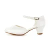 White Lady 850 Offwhite Cuir Chaussure Mariage