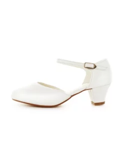White Lady 850 Offwhite Cuir Chaussure Mariage