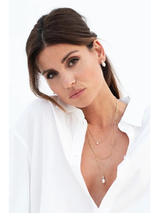 Abrazi Elena Boucle D'Oreille Or 2 Abrazi Elena Boucle D'Oreille Or – Image 2