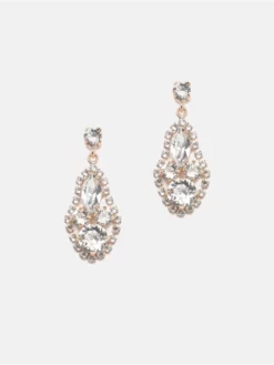 Abrazi Adele Swarovski Boucle D'Oreille Rose