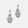 Abrazi Adele Swarovski Boucle D'Oreille Argent