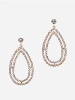 Abrazi Grace Swarovski Boucle D'Oreille Rose