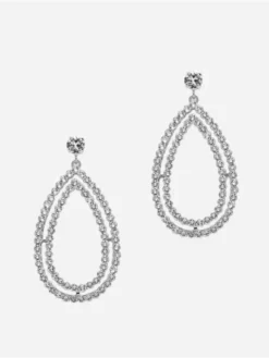 Abrazi Grace Swarovski Boucle D'Oreille Argent