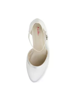Rainbow Club Anika Blanc Chaussures De Mariée -BEAUTIFUL BRIDE SHOP Ventes anika white satin 4