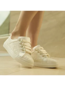 Avalia Zoey Baskets De Mariée -BEAUTIFUL BRIDE SHOP Ventes avalia zoey bridal sneaker 1