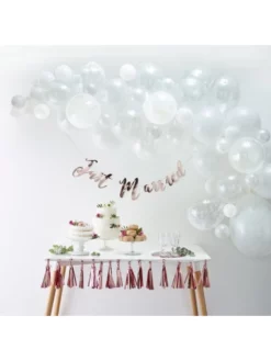 Ballon Arche Blanche BA-306 | Ginger Ray -BEAUTIFUL BRIDE SHOP Ventes ba 306 white balloon arch v2 min 2