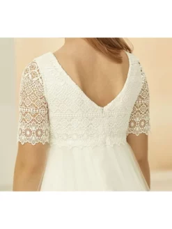 Bianco Evento ME 2400 Robe De Communion -BEAUTIFUL BRIDE SHOP Ventes be me2400 2