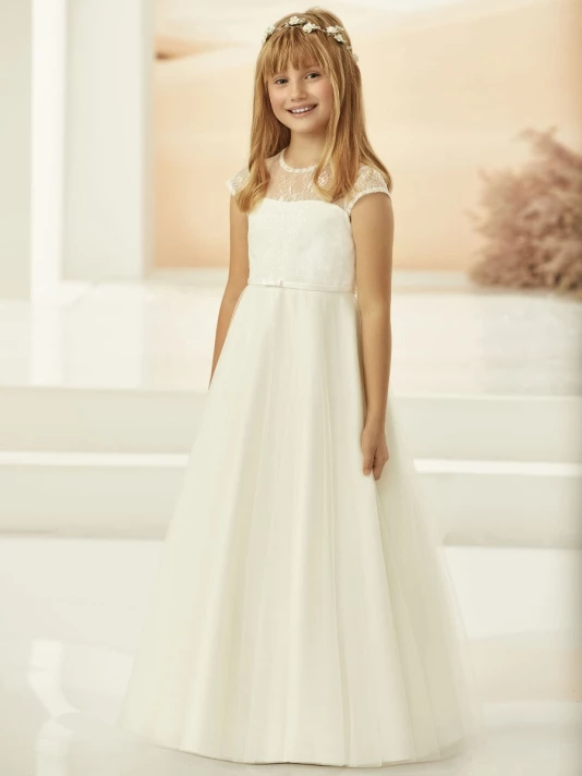 Bianco Evento ME 2200 Robe De Communion 1 Bianco Evento ME 2200 Robe De Communion
