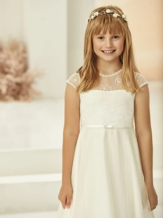 Bianco Evento ME 2200 Robe De Communion 3 Bianco Evento ME 2200 Robe De Communion – Image 3