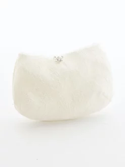 Pochette Mariage Avec Papillon Bianco Evento T14