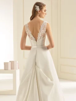 Bianco Evento Y080 Clip Voile -BEAUTIFUL BRIDE SHOP Ventes bianco evento bridal trainpin y082 3 1