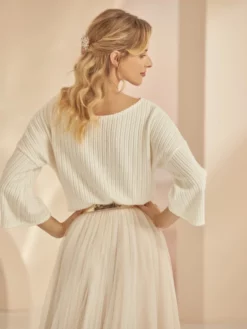 Bianco Evento Bamaris Jupe Champagne -BEAUTIFUL BRIDE SHOP Ventes bianco evento bamaris skirt 4