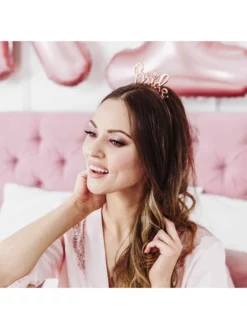 Bandeau Bride Or Rose