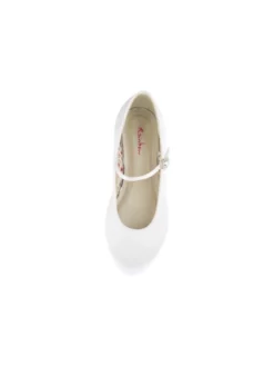 Rainbow Club Binx Blanc Chaussure De Communion 7 Rainbow Club Binx Blanc Chaussure De Communion -BEAUTIFUL BRIDE SHOP Ventes binx white satin 5 1