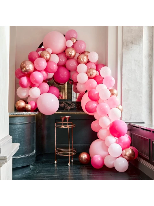 Ginger Ray BA-320 Balloon Arch Luxe Rose Arche De Ballons 1 Ginger Ray BA-320 Balloon Arch Luxe Rose Arche De Ballons