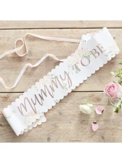 Ginger Ray BL-102 Floral Baby Shower Ceinture