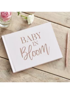 Ginger Ray BL-105 Floral Baby Shower Livre D'or