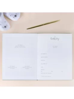 Ginger Ray BL-124 Floral Baby Shower Journal -BEAUTIFUL BRIDE SHOP Ventes bl 124 my first years journal v2 min