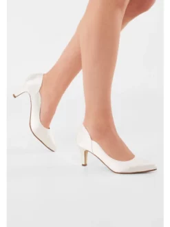Rainbow Club Butterscotch Chaussure Mariage -BEAUTIFUL BRIDE SHOP Ventes butterscotch ivory satin