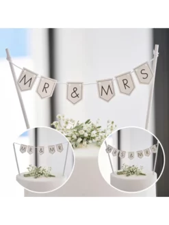 Ginger Ray BW-438 Decoration Gateau Mariage