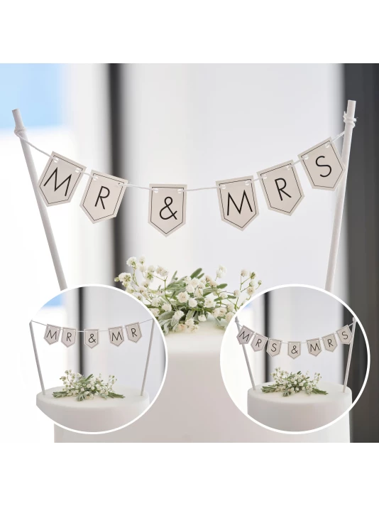 Ginger Ray BW-438 Decoration Gateau Mariage 1 Ginger Ray BW-438 Decoration Gateau Mariage