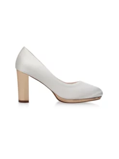 Rainbow Club Clair Chaussure Mariage Ivoire Rose Gold -BEAUTIFUL BRIDE SHOP Ventes clair 5