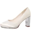 Rainbow Club Clair Chaussure Mariage Ivoire Argent