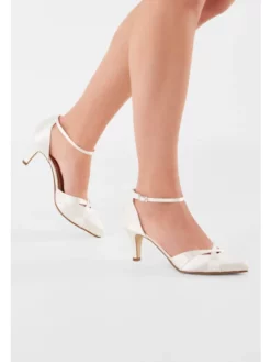 Rainbow Club Coconut Ice Chaussures De Mariée -BEAUTIFUL BRIDE SHOP Ventes coconut ice ivory satin
