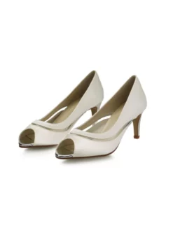 Rainbow Club Cressida Chaussures De Mariée -BEAUTIFUL BRIDE SHOP Ventes cressida ivory satin 6