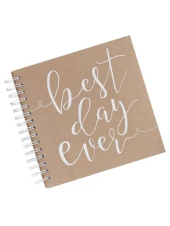 Ginger Ray Livre D'or Avec Enveloppes | Rustic Country -BEAUTIFUL BRIDE SHOP Ventes cw 250 gastboek 3 1 2