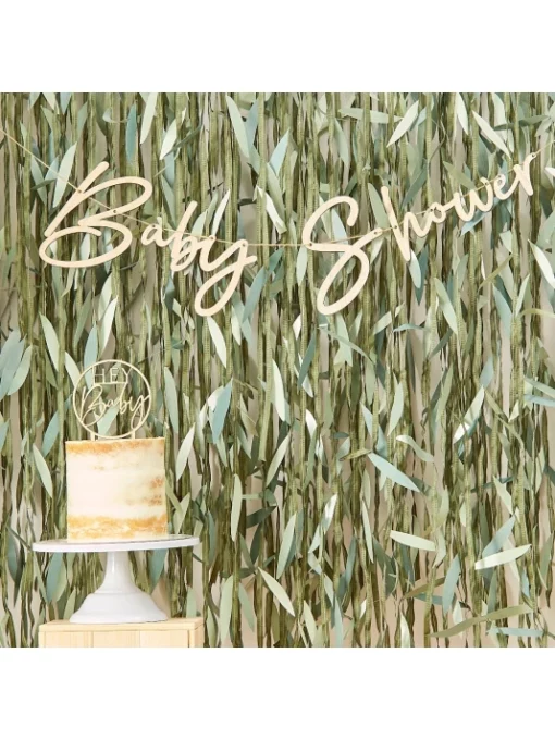 Ginger Ray BAB-127 Botanical Baby Pendule En Bois 4 Ginger Ray BAB-127 Botanical Baby Pendule En Bois -BEAUTIFUL BRIDE SHOP Ventes cx7wfgna