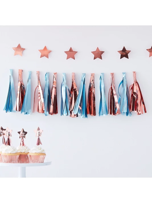 Ginger Ray TW-810 Twinkle Twinkle Guirlande Bleu 1 Ginger Ray TW-810 Twinkle Twinkle Guirlande Bleu