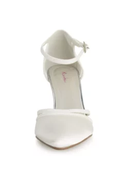 Rainbow Club Desi Chaussures De Mariée -BEAUTIFUL BRIDE SHOP Ventes desi ivory satin off white fine glitter 3