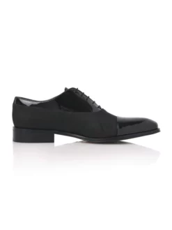 Mr. Fiarucci Devon Chaussure Mariage Homme Noir -BEAUTIFUL BRIDE SHOP Ventes devon black suede grasgrain fabric 3