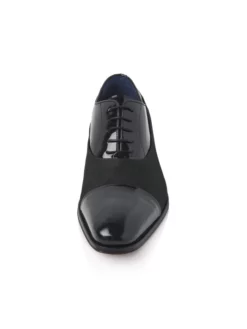 Mr. Fiarucci Devon Chaussure Mariage Homme Noir -BEAUTIFUL BRIDE SHOP Ventes devon black suede grasgrain fabric 4