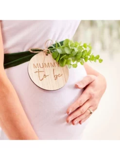 Ginger Ray BAB-122 Botanical Baby Ceinture En Velours