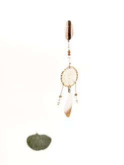 Forever & Eva O205 Boucle D'oreille Dreamcatcher -BEAUTIFUL BRIDE SHOP Ventes dreamcatcher ohring rose scaled 1