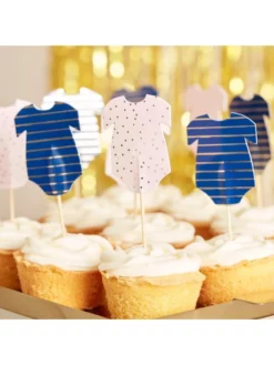 Ginger Ray GR-126 Gender Reveal Brochettes De Cupcake